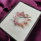 Raw Pink Opal Crystal Connector | Love & Emotional Healing Stone Charm Pendant