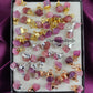 Raw Pink Tourmaline Crystal Connector | Love & Compassion Stone Charm Pendant