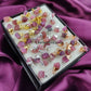 Raw Pink Tourmaline Crystal Connector | Love & Compassion Stone Charm Pendant