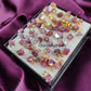 Raw Pink Tourmaline Crystal Connector | Love & Compassion Stone Charm Pendant