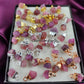Raw Pink Tourmaline Crystal Connector | Love & Compassion Stone Charm Pendant