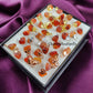 Raw Carnelian Crystal Connector | Courage & Vitality Stone Charm Pendant