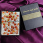Raw Carnelian Crystal Connector | Courage & Vitality Stone Charm Pendant