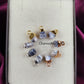Dendrite Opal Raw Connector Pendants | Rough Electroplated DIY Handmade Charms