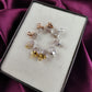Crystal Quartz Raw Connector Pendants | Rough Electroplated DIY Handmade Charms