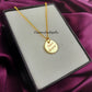 Personalized “Yours Forever” Necklace | Engraved Gold Plated Coin