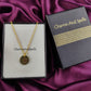 Cutie Pie Personalized Necklace | Engraved Coin Charm