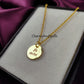 Personalized Be Mine Necklace | Engraved Gold Charm Handmade