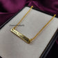 Personalized Love You Mom Necklace | Engraved Bar
