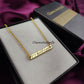 I Love My Girlfriend Necklace | Personalized Engraved Bar