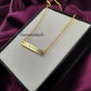 I Love My Girlfriend Necklace | Personalized Engraved Bar