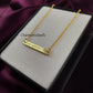 Valentine’s Day Bar Necklace | Personalized Boho Engraved