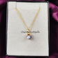 Raw Dendrite Opal Necklace | Layering Minimalist Gemstone Positivity Jewelry