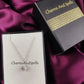 Raw Clear Crystal Necklace | Natural Gemstone Pendant Silver Plated Jewelry
