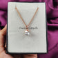 Raw Crystal Quartz Necklace | Electroplated Copper Minimalist Charm Jewelry