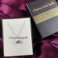 Raw Tanzanite Necklace | Natural Crystal Pendant December Birthstone Jewelry