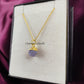 Raw Tanzanite Necklace | Natural Crystal Pendant December Birthstone Jewelry