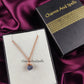 Raw Tanzanite Necklace | Natural Crystal Pendant December Birthstone Jewelry