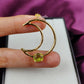 Natural Peridot Moon Necklace | August Birthstone
