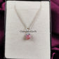 Raw Pink Opal Necklace | Natural Gemstone Pendant Silver Plated Boho Layering Jewelry