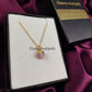Raw Pink Opal Necklace | October Birthstone Pendant Healing Gemstone Jewelry