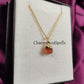 Raw Sunstone Necklace | Natural Gemstone Pendant Gold Plated Boho Jewelry