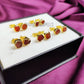 Raw Carnelian Stud Earrings | Natural Crystal Earrings July Birthstone
