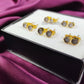 Raw Clear Quartz Stud Earrings | Natural Crystal Earrings Healing Stone