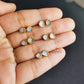 Raw Clear Quartz Stud Earrings | Natural Crystal Earrings Healing Stone