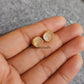 Raw Rose Quartz Stud Earrings | Tiny Pink Crystal Jewelry