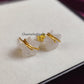 Raw Rainbow Moonstone Star Stud Earrings | Tiny Celestial Wire Wrapped Jewelry