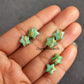 Green Chrysoprase Star Stud Earrings | Healing Gemstone Jewelry