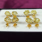 Natural Lemon Quartz Star Stud Earrings | Yellow Gemstone Wire Wrap Jewelry