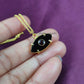 Natural Black Onyx Evil Eye Necklace | Minimal Nazar Pendant