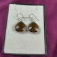Smoky Quartz Drop Earrings | 925 Silver Plated Dangle Gemstone Earrings