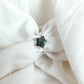 Genuine Emerald Star Ring | Electroplated Eternity Ring