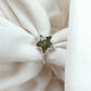 Natural Vesuvianite Ring | Green Gemstone Stacking Ring | August Birthstone