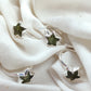 Natural Vesuvianite Ring | Green Gemstone Stacking Ring | August Birthstone