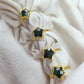 Natural Green Emerald Ring | Handmade Boho May Birthstone Jewelry