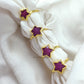 Star Shape Ruby Ring | Handmade July Birthstone Jewelry