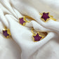 Star Shape Ruby Ring | Handmade July Birthstone Jewelry
