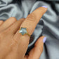 Blue Aquamarine Ring | Handmade March Birthstone Jewelry