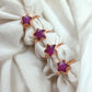 Pink Ruby Ring | Handmade Star Electroplated Gemstone Jewelry