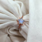Natural Moonstone Ring | Handmade Birthstone Gemstone Jewelry