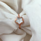 Clear Crystal Quartz Ring | Handmade Healing Gemstone Jewelry