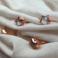 Clear Crystal Quartz Ring | Handmade Healing Gemstone Jewelry