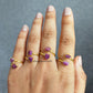 Genuine Raw Ruby Ring | Handmade Natural Gemstone Birthstone Jewelry
