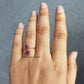 Genuine Raw Ruby Ring | Handmade Natural Gemstone Birthstone Jewelry