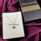 Raw Blue Apatite Necklace | Natural Crystal Pendant Silver Plated Jewelry