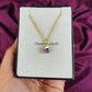 Raw Fluorite Necklace | Natural Crystal Pendant Gold Plated Chunky Jewelry Gift